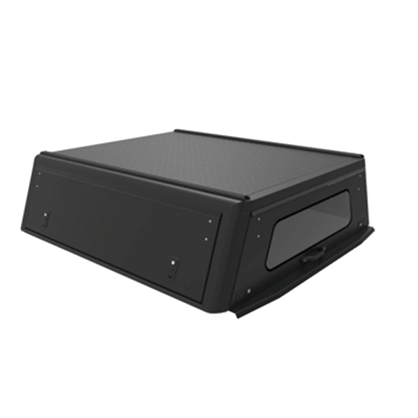 Alu-Cab Canopy Explorer ISUZU D-MAX 2012 D/CAB Negru - suprafață antiderapantă