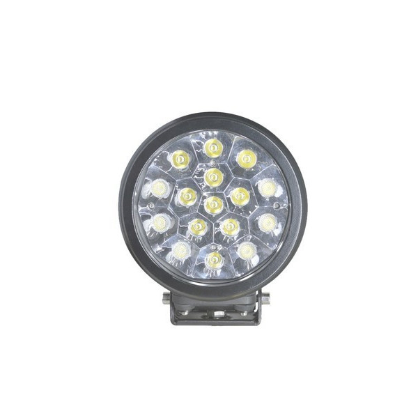 Proiector led 7"/18cm 48w - 4800 lumeni combinat fascicul lung si lat16 x 3w