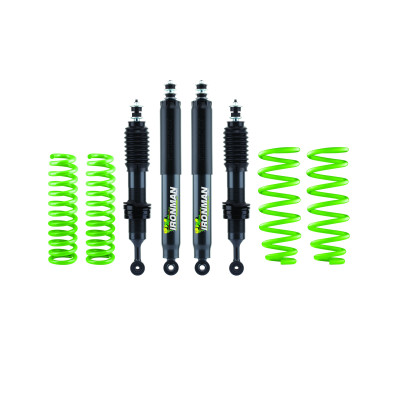 Toyota Prado 120 lunga kit cu amortizoare Foamcell PRO reparabile lift 50 mm fata de standard fabrica