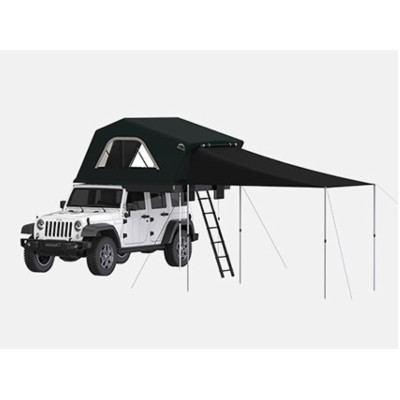 Cort auto 2 persoane cu capac aluminiu, saltea 130 x 230cm, izolatie termica, umbrar, saltea anticondens si roof rack incluse