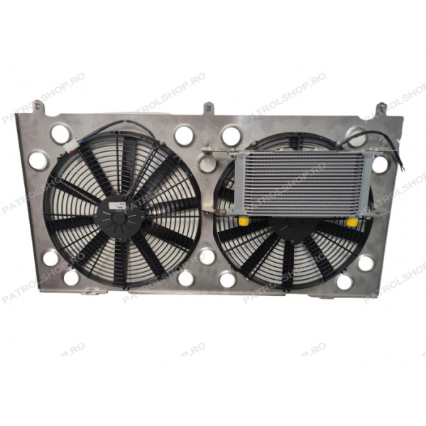Difuzor aluminiu radiator Nissan Patrol Y61